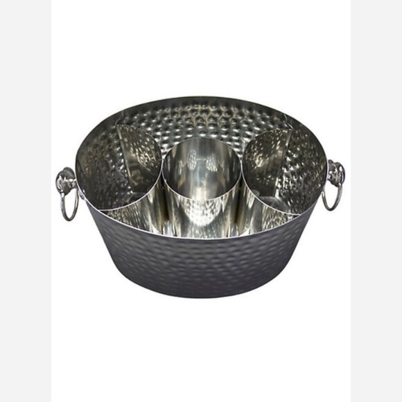 🎄 🎉 Stainless 3-Bottle Wine Chiller/Bucket - Picture 2 of 6